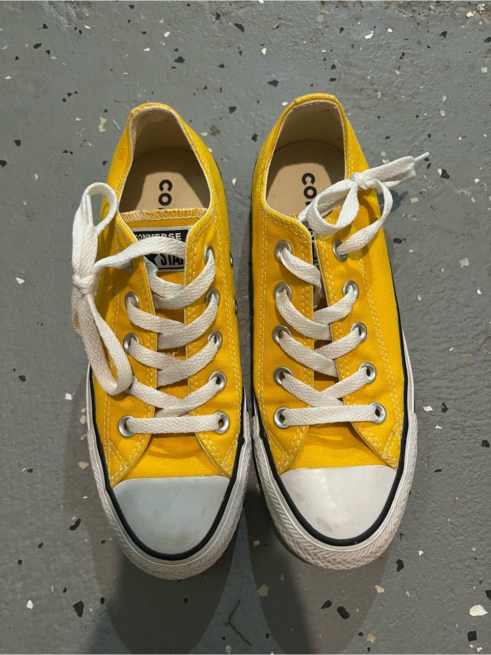 Yellow  Converse